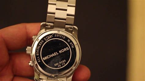 michael kors watch how do you change the date|how to change Michael Kors date.